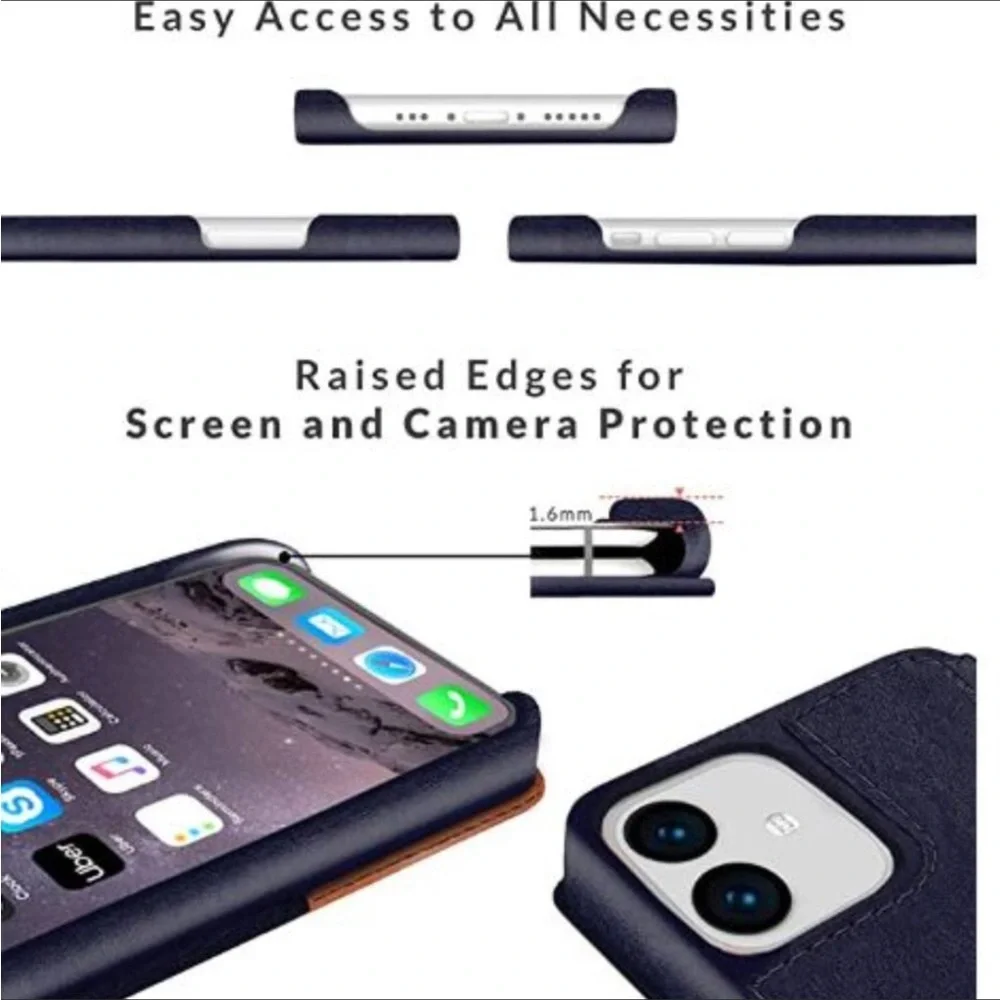 iPhone 12 Pro Max Wallet Case -Slim